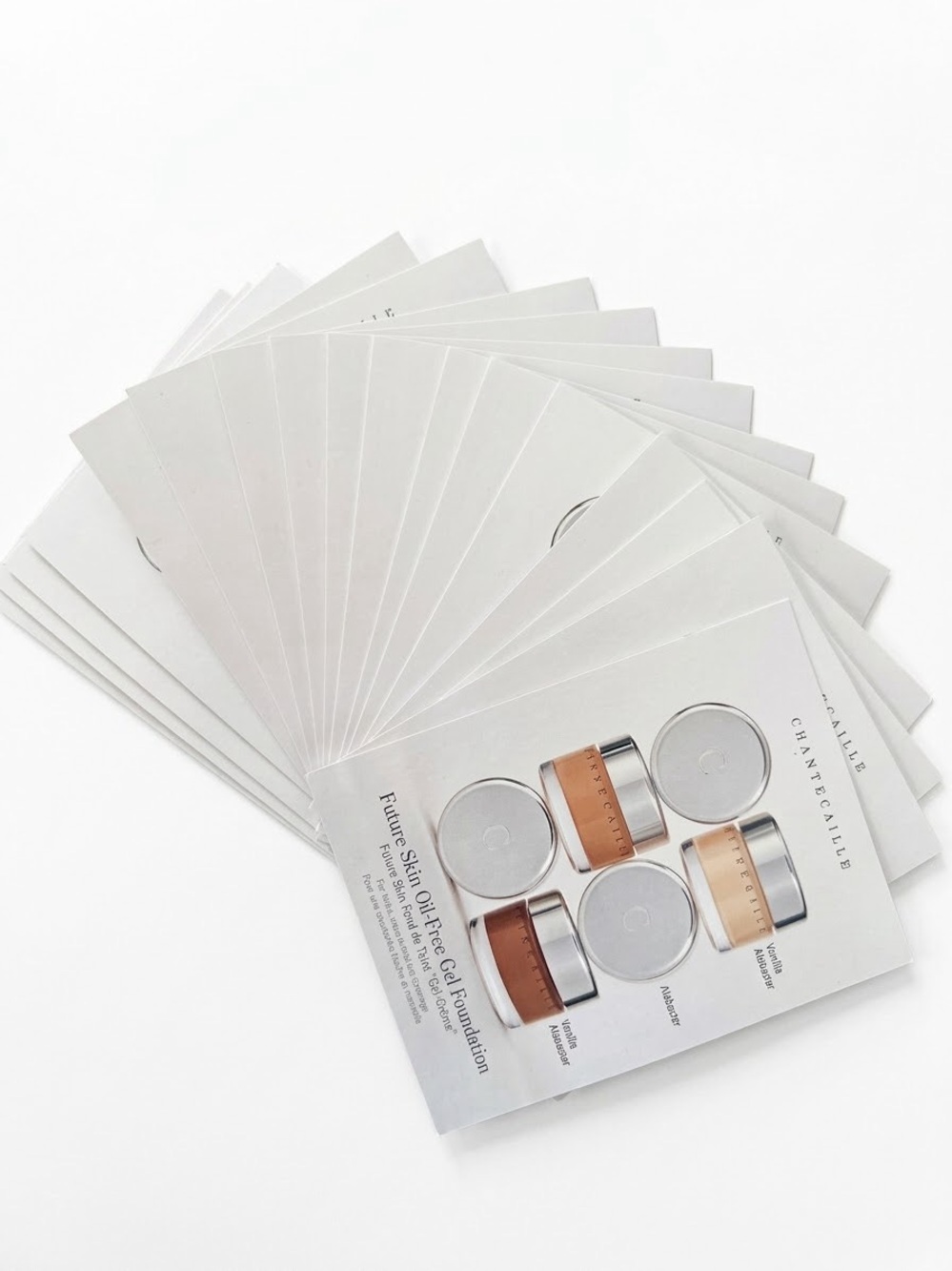 NEW Chantecaille Future Skin Oil-Free Gel Foundation Sample Pack 17Pcs